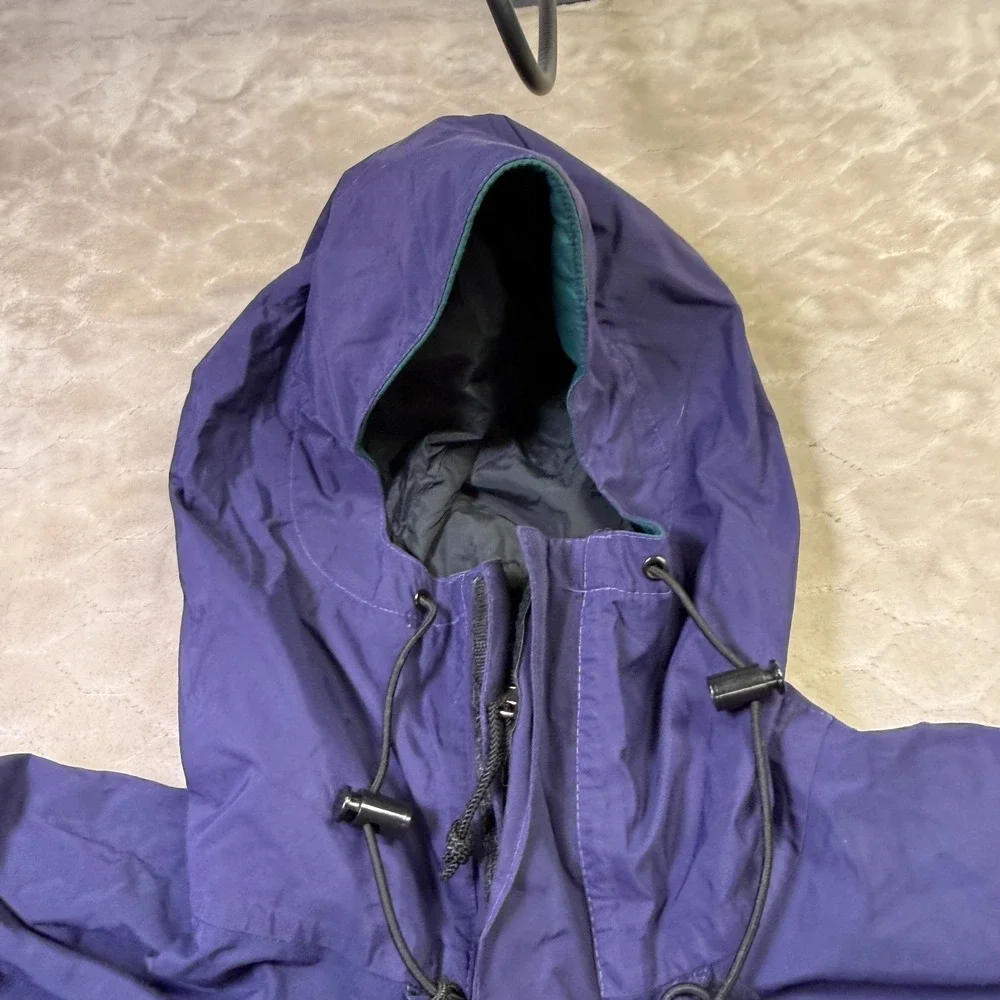 VTG 90s North Face Gore-Tex Cargo Winter Jacket Purple Made in USA Med Rare